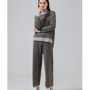 Joker ócáideach faiseanta cniotáilte Qianbird-plástráilte oireann dhá phíosa 69002n