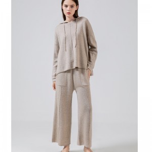 Geansaí olann shimplí shimplí shimplí shimplí dhá phíosa socraithe 69056